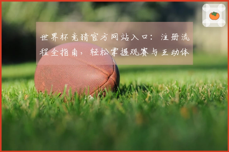 世界杯竞猜官方网站入口：注册流程全指南，轻松掌握观赛与互动体验