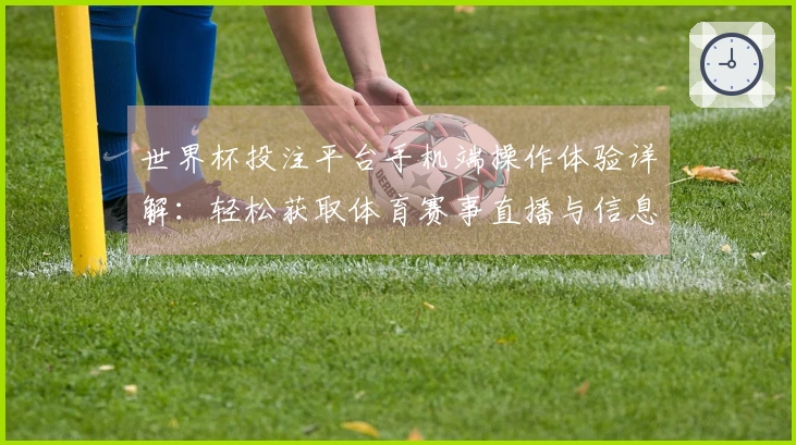 世界杯投注平台手机端操作体验详解：轻松获取体育赛事直播与信息